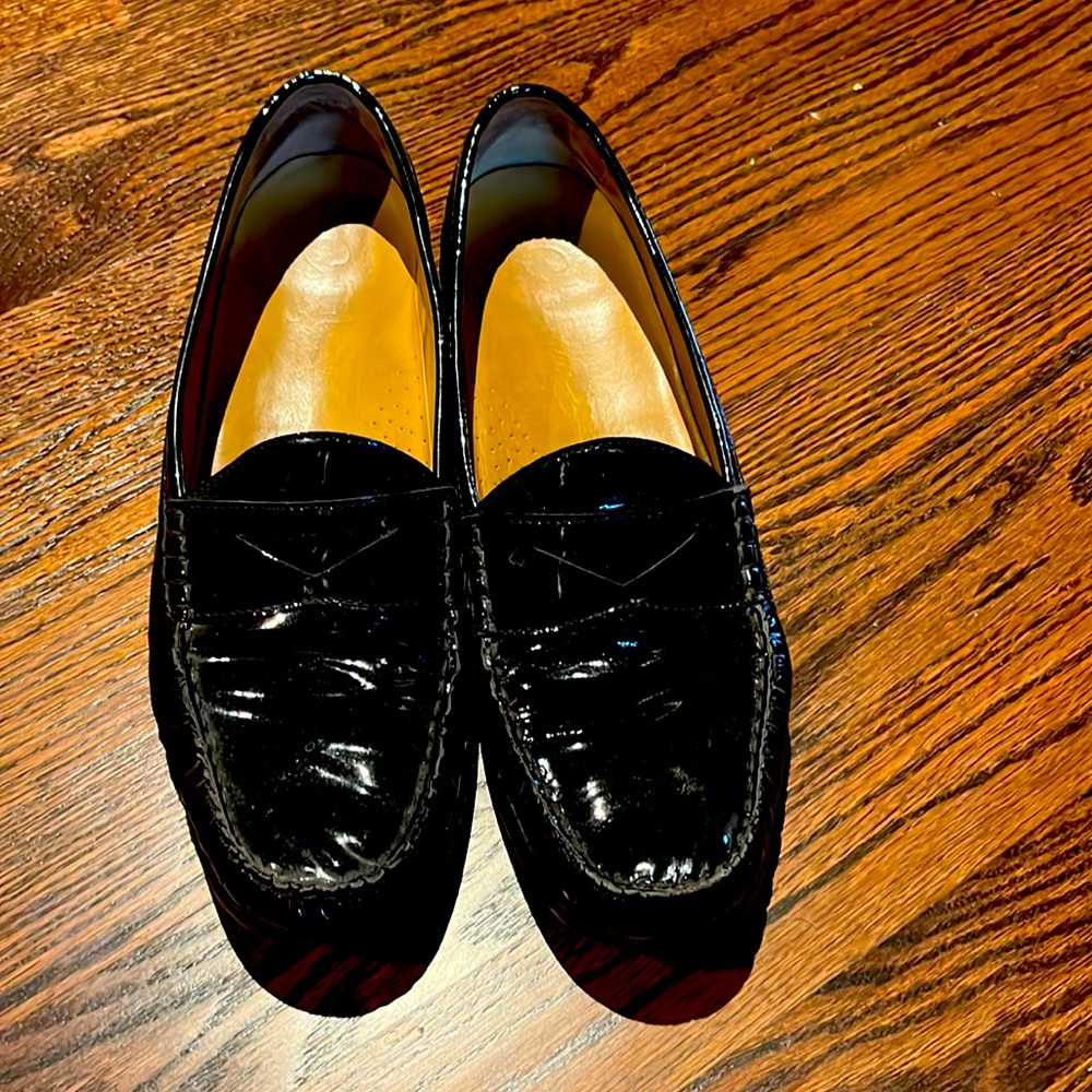Cole Haan Black Leather Loafers